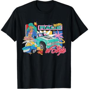 Mattel 80th – Race in Style T-Shirt(Black)