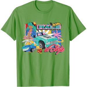 Mattel 80th – Race in Style T-Shirt(Grass Green)