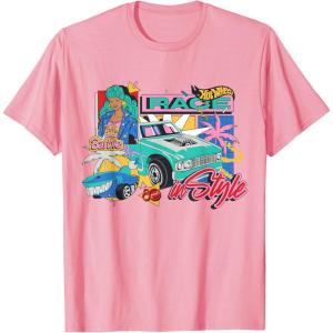 Mattel 80th – Race in Style T-Shirt(Pink)