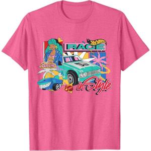 Mattel 80th – Race in Style T-Shirt(Pink Heather)