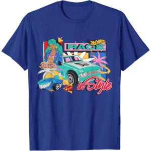 Mattel 80th – Race in Style T-Shirt(Royal Blue)