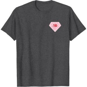 Mattel 80th – Ruby Anniversary T-Shirt(Dark Heather Grey)