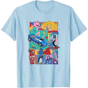 Mattel 80th – Throwback T-Shirt(Baby Blue)