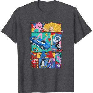 Mattel 80th – Throwback T-Shirt(Dark Heather Grey)
