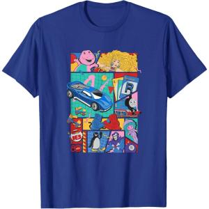 Mattel 80th – Throwback T-Shirt(Royal Blue)