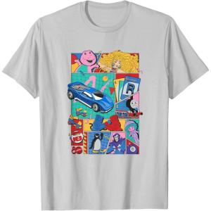 Mattel 80th – Throwback T-Shirt(Silver Grey)