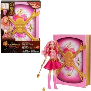 Mattel Disney Descendants: The Rise of Red Doll & Playset, The Sorcerer’s Cookbook with Bridget, Young Queen of Hearts, Reveals with Fizz & Slime