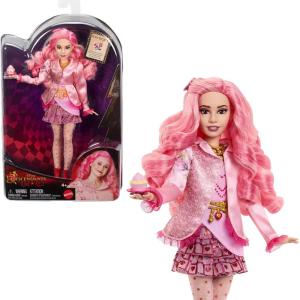 Mattel Disney Descendants: The Rise of Red Fashion Doll & Accessory, Bridget, Young Queen of Hearts with Movie-Inspired Clothes & Cupcake(Multicolor)