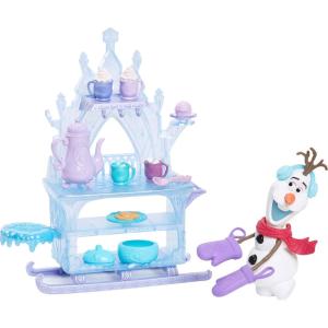 Mattel Disney Frozen Olaf Doll & Accessories, Treat Sled Playset with Cart, Food & More Inspired by Frozen: Winter Festival