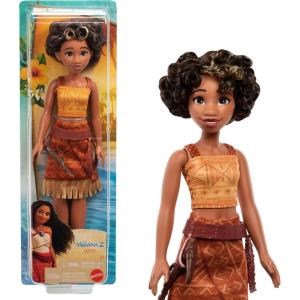 Mattel Disney Moana 2 Loto Fashion Doll with 2 Accessories, Removable Outfit with Belt & Axe, Inspired by The Movie