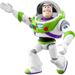 Mattel Disney Pixar Toy Story Talking Buzz Lightyear Action Figure with Motion, Action Chop 10-inch Collectible Toy with 30+ Sounds & Phrases