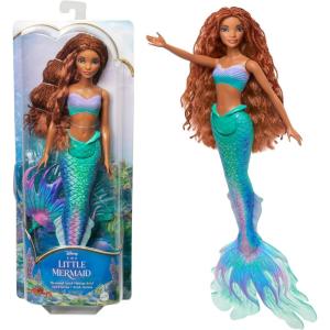 Mattel Disney Toys, Ariel Fashion Doll with Signature Outfit, Inspired by Disney’s The Little Mermaid Movie