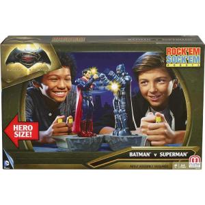 Mattel Games Batman vs. Superman Rock ‘Em Sock ‘Em Robots 2-Player Kids Game, Fighting Robots Action Game (Amazon Exclusive)(Batman v Superman)