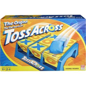 Mattel Games Toss Across Game, Beanbag Tic Tac Toe for 2 to 4 Players Ages 5 Years and Older(Toss Across)