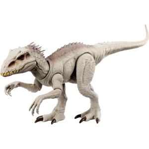 Mattel Jurassic World Indominus Rex Dinosaur Toy with Lights, Sounds & Motion, Camouflage ‘n Battle I-Rex, 21 Inches Long with Digital Play(Indominus Rex)