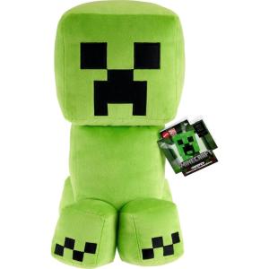 Mattel Minecraft Creeper Jumbo Plush Figure, Large 16-inch Soft Doll with Pixelated Design Inspired by The Video Game(16-inch)