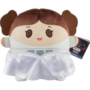 Mattel Star Wars Cuutopia Plush Figure, 10-inch Stormtrooper Soft Rounded Pillow Doll, Collectible Toy Inspired by the Villain Characters(Princess Leia)
