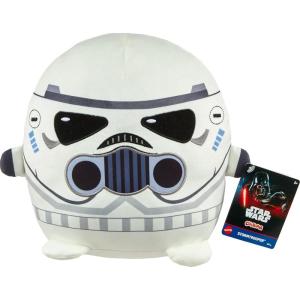 Mattel Star Wars Cuutopia Plush Figure, 10-inch Stormtrooper Soft Rounded Pillow Doll, Collectible Toy Inspired by the Villain Characters(Stormtrooper)