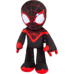 Mattel Star Wars Plush Talkers Soft Toys, 11 to 12-Inch Stormtrooper Plush with 10 Sounds & Phrases, Collectible Soft Dolls(Spider-Man (Miles Morales))