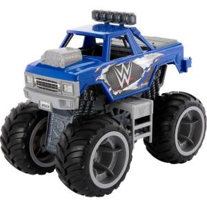 Mattel WWE Action Figure & Vehicle Playset, Wrekkin Slam Crusher Monster Truck with 8 Breakaway Parts