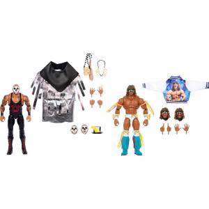 Mattel WWE Ultimate Edition Action Figure 2-Pack, Greatest Grudges ’92 Collectible Set with Ultimate Warrior & Papa Shango 6-inch Superstars & Accessories