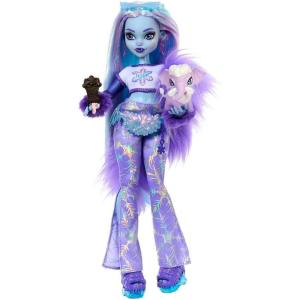 Monster High Doll, Abbey Bominable Yeti Fashion Doll with Pet Mammoth and Themed Accessories(Abbey Bominable)