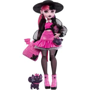 Monster High Doll, Abbey Bominable Yeti Fashion Doll with Pet Mammoth and Themed Accessories(Draculaura)