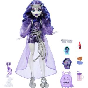 Monster High Doll, Abbey Bominable Yeti Fashion Doll with Pet Mammoth and Themed Accessories(Spectra Vondergeist)