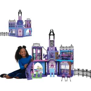 Monster High Doll House, Haunted High School Playset with 7 Play Areas & 35+ Storytelling Pieces Including Furniture & Accessories(Haunted High School)