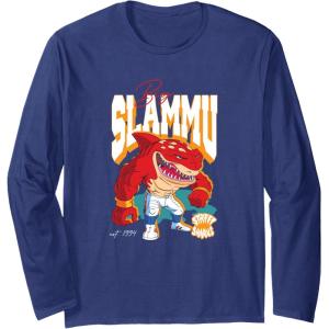 Street Sharks – Big Slammu Long Sleeve T-Shirt(Navy Blue)