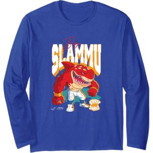 Street Sharks – Big Slammu Long Sleeve T-Shirt(Royal Blue)