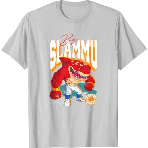 Street Sharks – Big Slammu T-Shirt(Silver Grey)