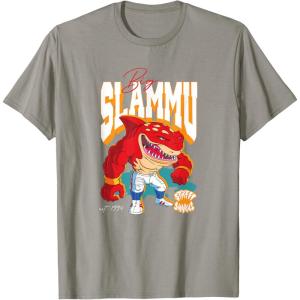 Street Sharks – Big Slammu T-Shirt(Slate Grey)