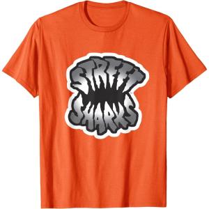 Street Sharks – Grey Logo T-Shirt(Orange)