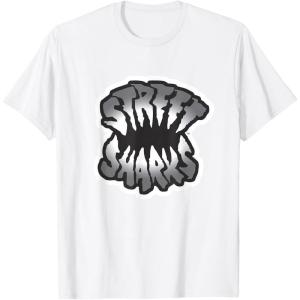 Street Sharks – Grey Logo T-Shirt(White)
