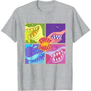 Street Sharks – Grid T-Shirt(Heather Grey)