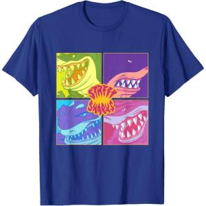 Street Sharks – Grid T-Shirt(Royal Blue)