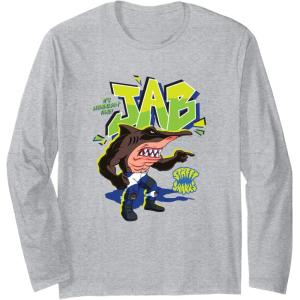 Street Sharks – Jab It’s Hammerin’ Time Long Sleeve T-Shirt(Heather Grey)