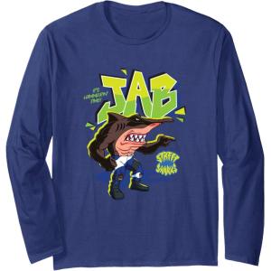 Street Sharks – Jab It’s Hammerin’ Time Long Sleeve T-Shirt(Navy Blue)