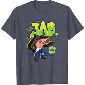 Street Sharks – Jab It’s Hammerin’ Time T-Shirt(Heather Blue)