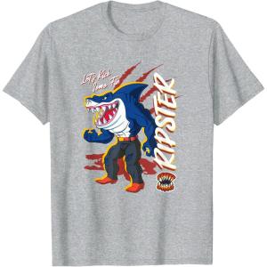 Street Sharks – Ripster Let’s Kick Some Fin T-Shirt(Heather Grey)