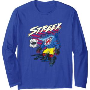 Street Sharks – Streex Long Sleeve T-Shirt(Royal Blue)