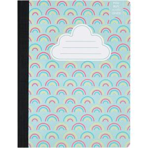 Yoobi Barbie X College Ruled Composition Notebook Set – 3-Pack of Kids 1 Subject Notebooks, Allover Print Designs – 100 Sheets Each, For School, Office & Home – 9.75” x 7.5”(Rainbow)