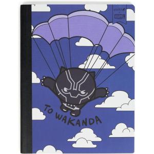 Yoobi Barbie X College Ruled Composition Notebook Set – 3-Pack of Kids 1 Subject Notebooks, Allover Print Designs – 100 Sheets Each, For School, Office & Home – 9.75” x 7.5”(Black)