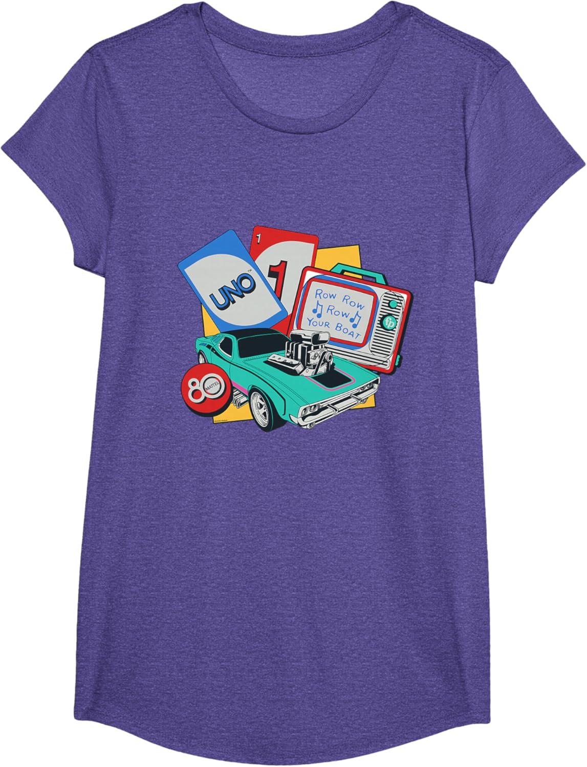 imageMattel 80th Back in the Day TShirtPurple Heather