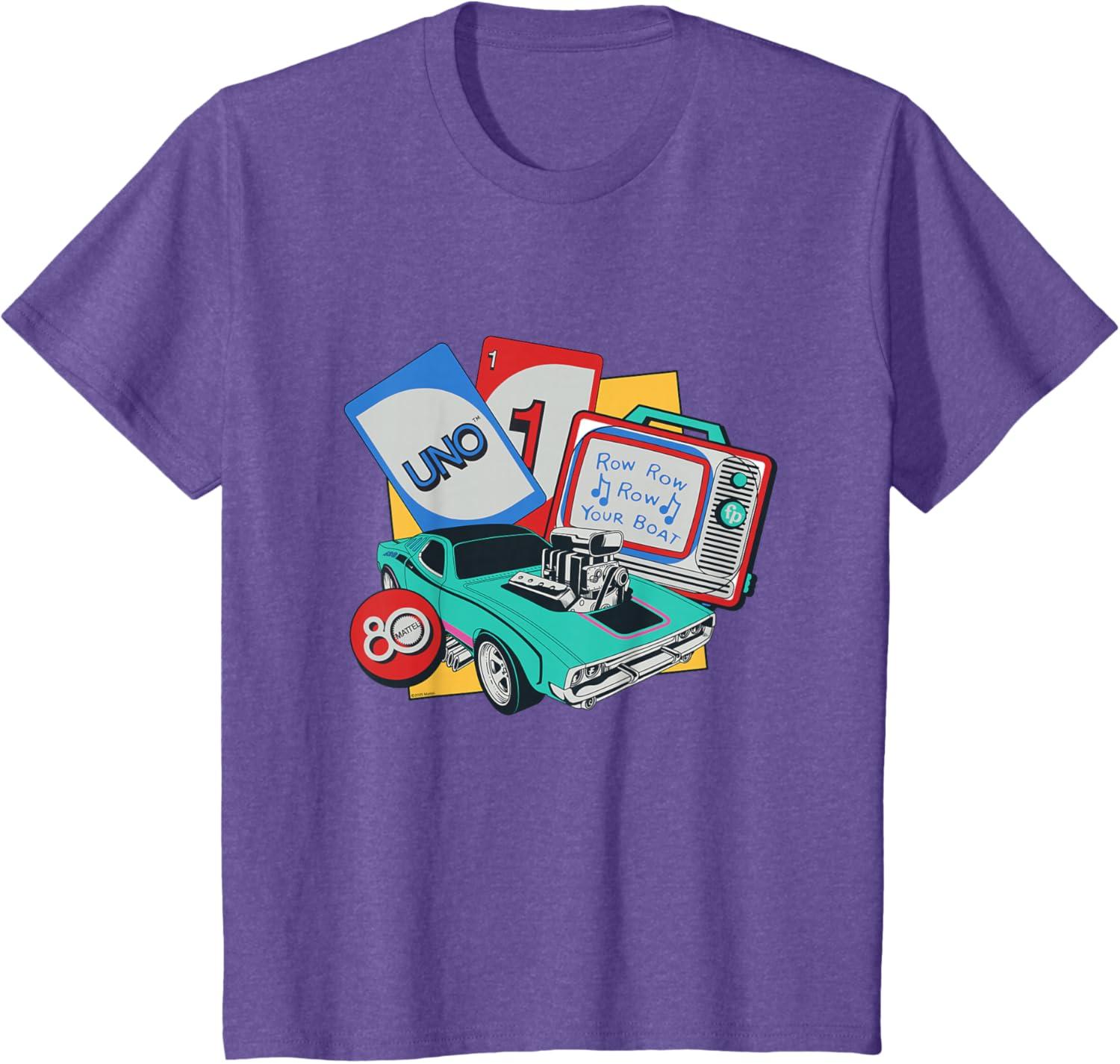 imageMattel 80th Back in the Day TShirtPurple Heather