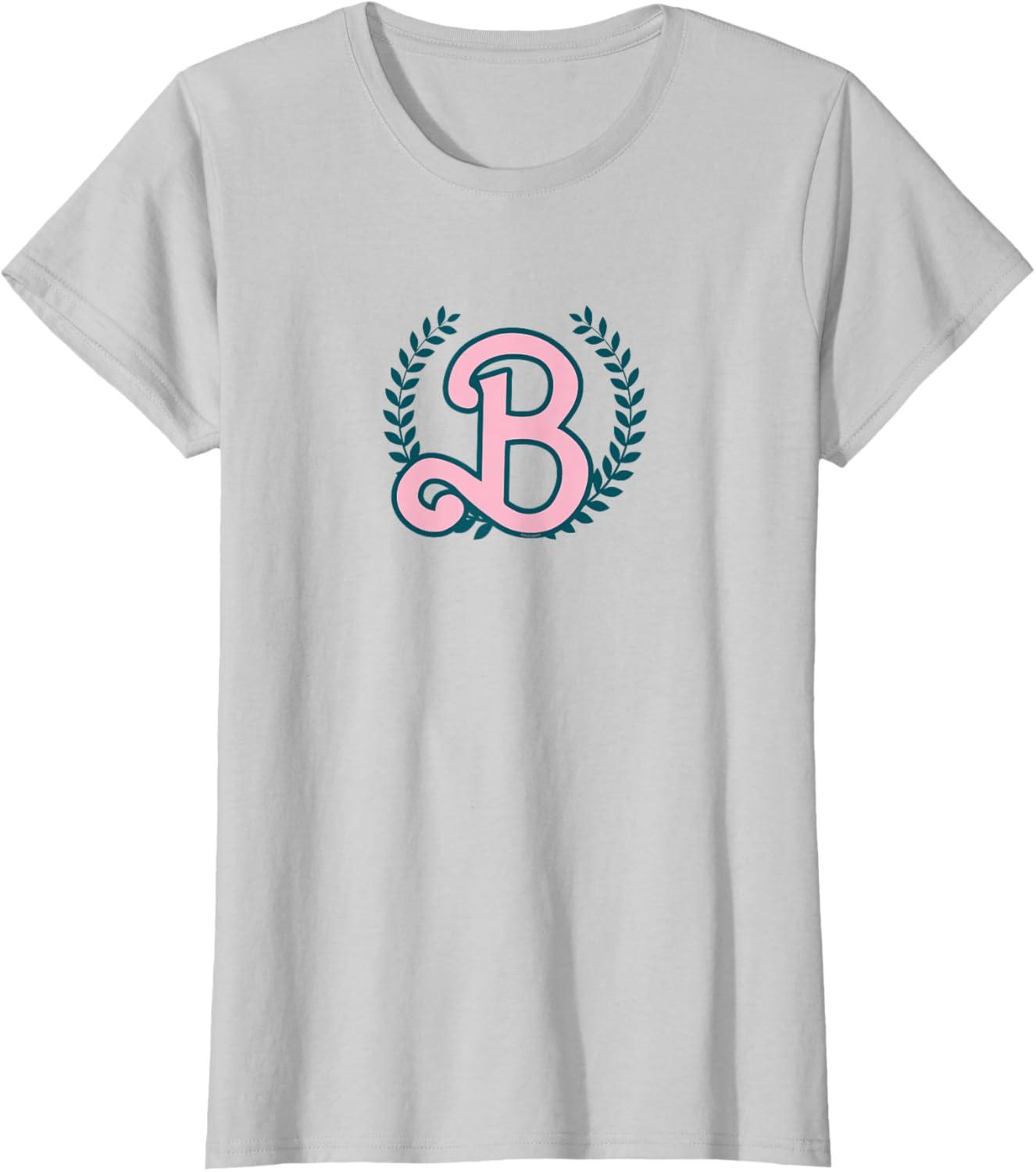 imageMattel 80th Barbie Badge TShirtSilver Grey