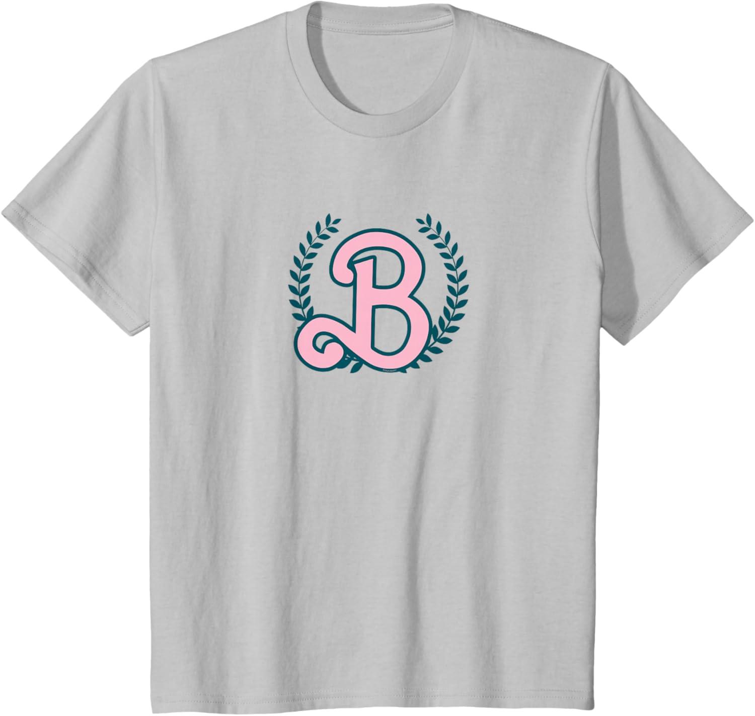 imageMattel 80th Barbie Badge TShirtSilver Grey