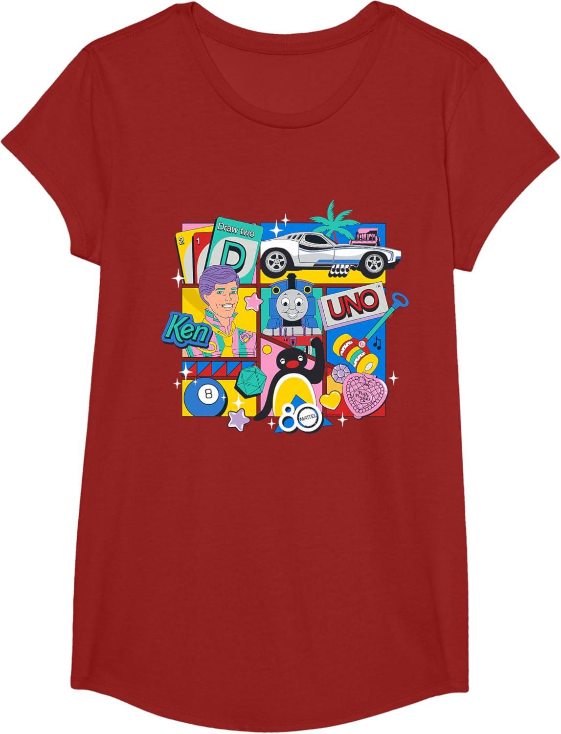 imageMattel 80th Bringing Us Together TShirtCranberry Red