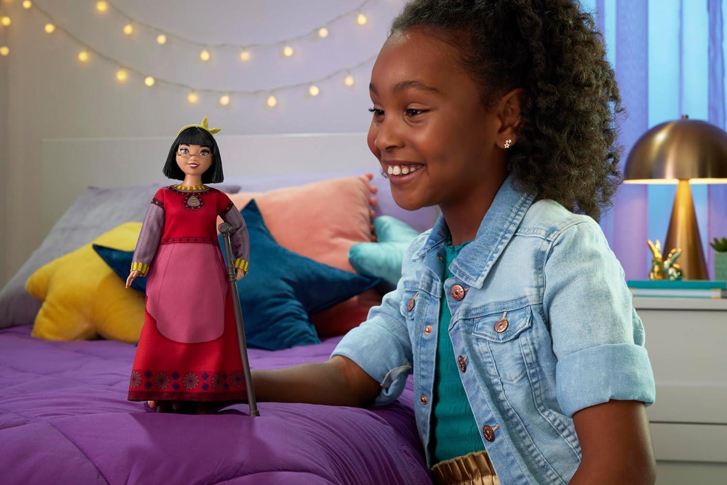 imageMattel Disney Wish Toys Queen Amaya of Rosas Posable Fashion Doll with Removable Signature Outfit Shoes ampamp Accessories Inspired by the MovieDahlia